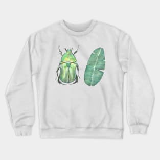 Leaf and beetle Crewneck Sweatshirt